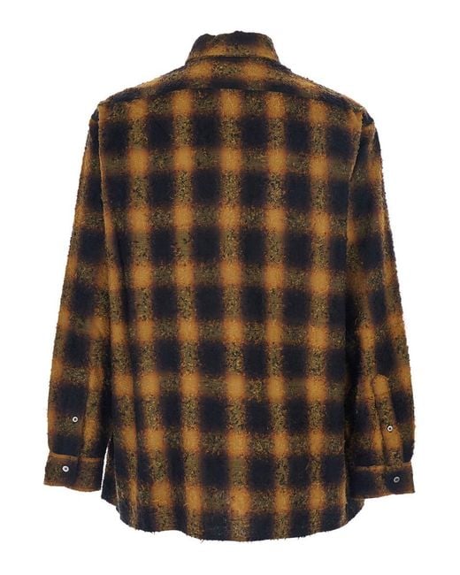 JORDANLUCA Black Check Shotgun for men