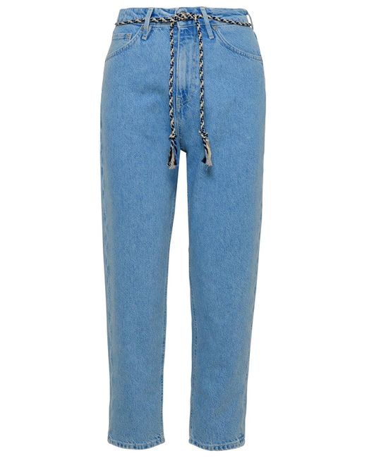 Haikure Light Blue Cotton Illinois Jeans | Lyst