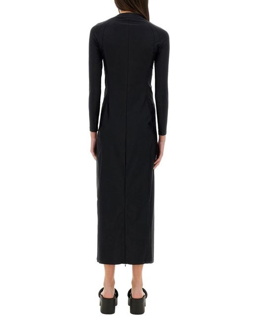 ワンピース Alexanderwang.T Long Dress With Logo Alexander Wang T T By Alexander Wang Long Dress With Logo In
