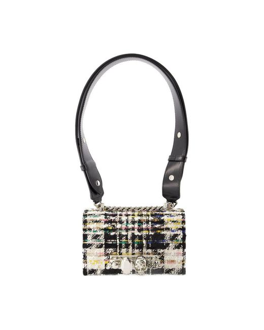 Alexander McQueen Black Jewell Satchel Mini Bag