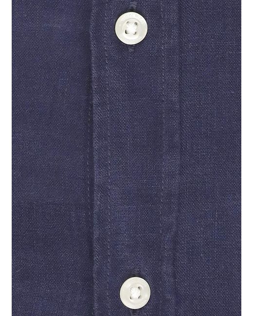 Woolrich Shirts in Blue for Men | Lyst