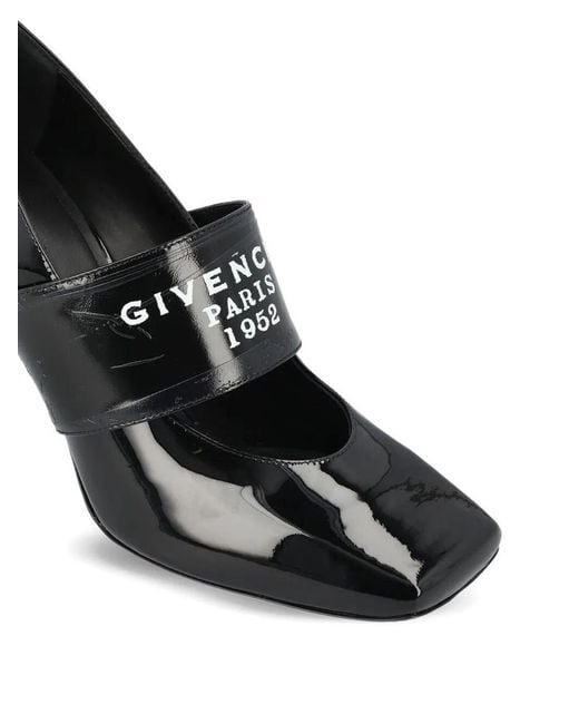 Givenchy Black Décolleté Sliced Square Tape