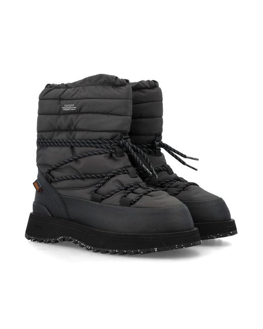 Suicoke Black Bower-Evab Hi-Lace Boots
