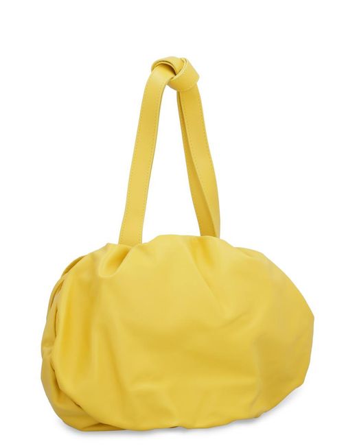 Bottega Veneta Yellow The Bulb Leather Bag