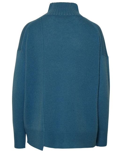 360cashmere 'camden' Turtleneck Sweater In Light Blue Cashmere