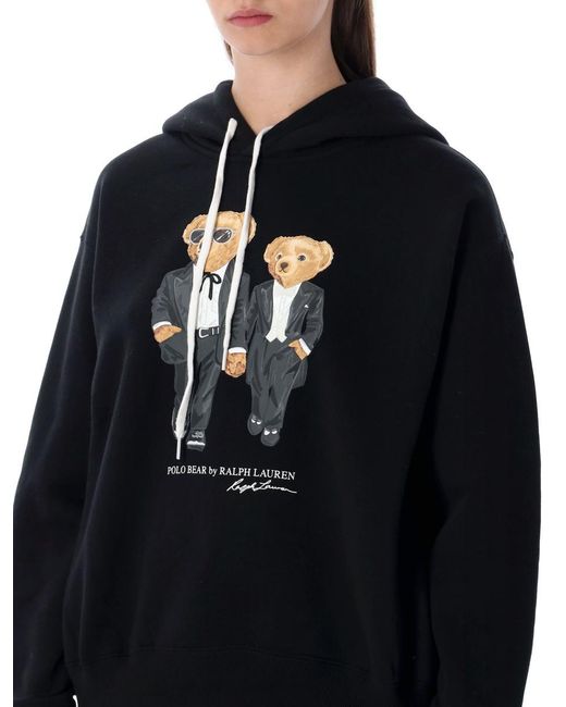 Polo Ralph Lauren Hoodie Double Bear in Blue | Lyst UK
