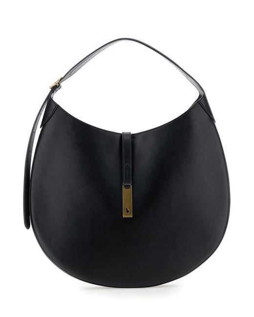 Polo Ralph Lauren Black Shoulder Bag Medium