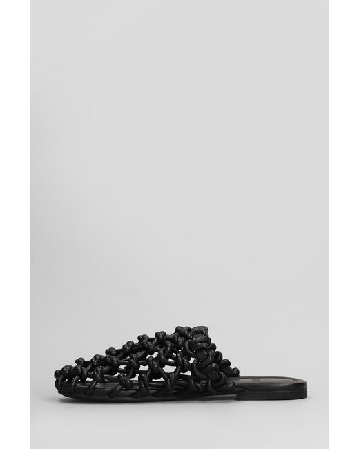 Odissã¬ Black Nour Slipper-Mule