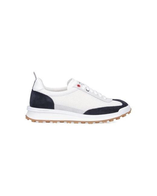 Thom Browne White "tech Runner" Sneakers for men