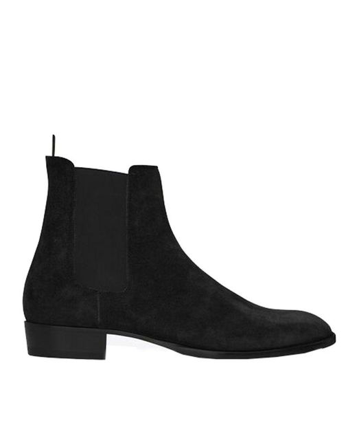 Saint Laurent Black Boots Shoes for men
