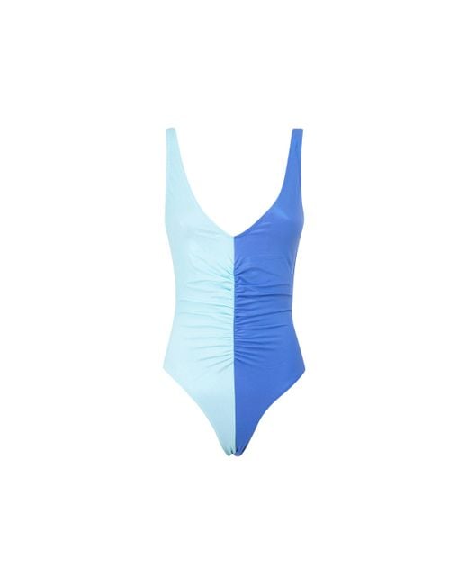 Solid & Striped The Lucia One Piece Swimsuit Swimwear in Blue | Lyst