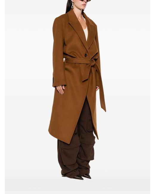 The Attico Brown Coat