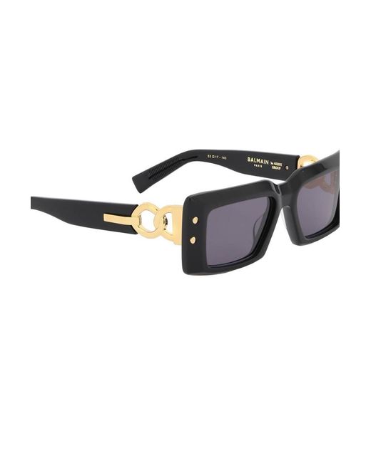 Balmain Black Impérial Sunglasses