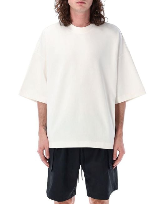 Nike White Tee Tech Fleece Reimagined for men