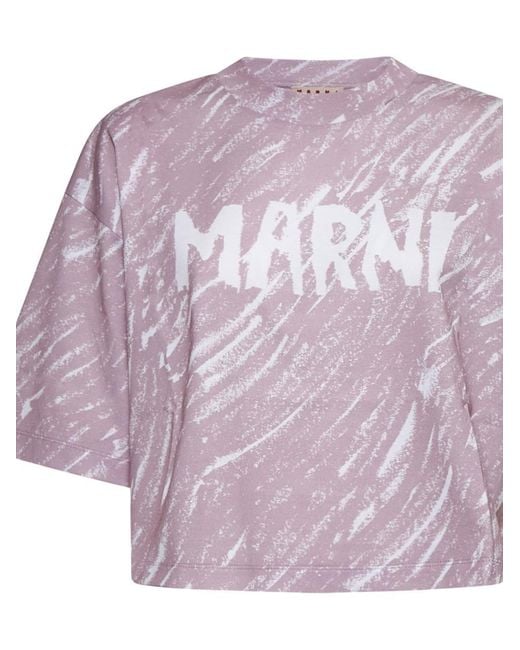 Marni Purple T-shirts And Polos