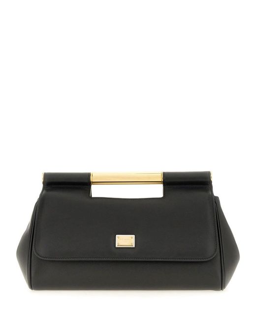 Dolce & Gabbana Black Chic Medium Handbag Clutch