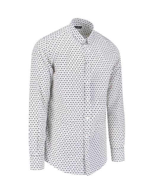 Dolce & Gabbana White Logo Shirt for men