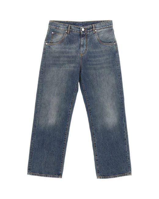 Etro Blue Cotton Jeans for men
