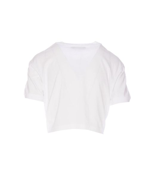 Dolce & Gabbana White Dolce & Gabbana Cruise Printed Cotton T-shirt