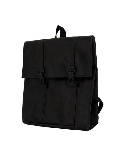 Rains Black Msn Bag Mini W3 Backpack