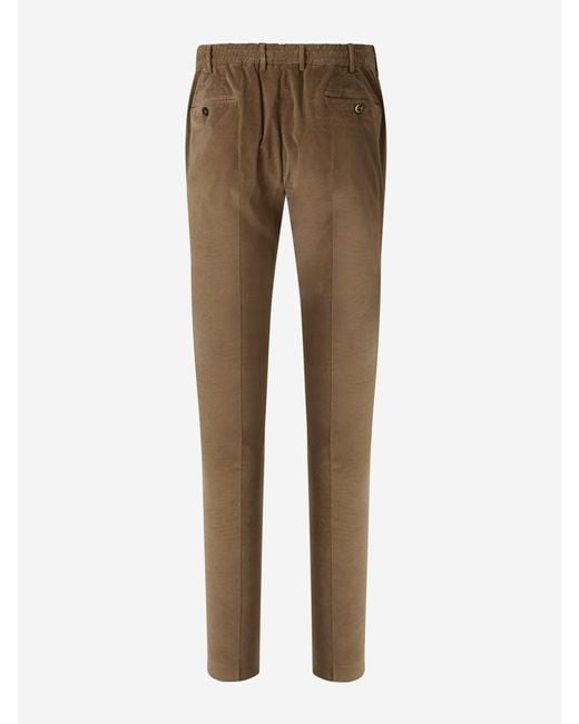 PT01 Brown Pana Chino Trousers for men