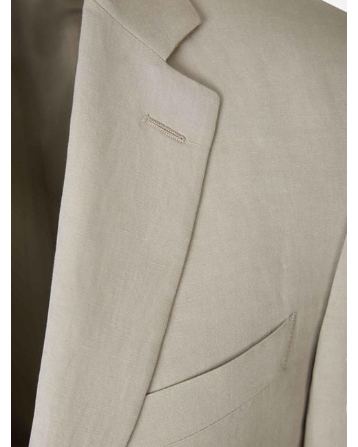 Canali Natural Linen And Silk Suit for men