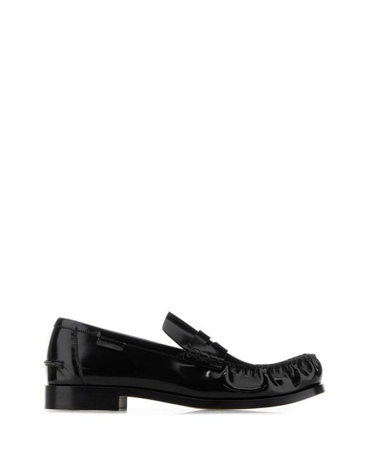 Bottega Veneta Black Moccasters for men