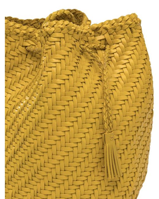 Dragon Diffusion Yellow Pompom Double Jump Pompom Shape 2x Jump Design Shoulder Pouch 15x18x13 Cm