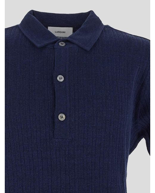 Lardini Blue T-Shirts And Polos for men