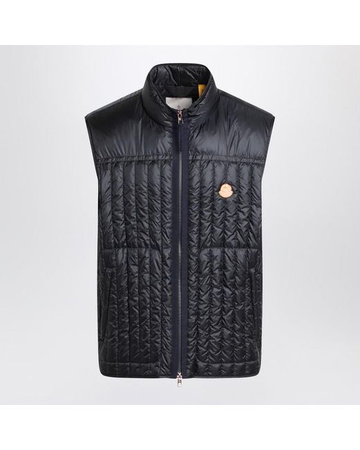 Moncler Genius Black Tangerine Down Vest for men