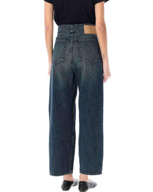 MM6 by Maison Martin Margiela Gray Loose-Fit Jeans
