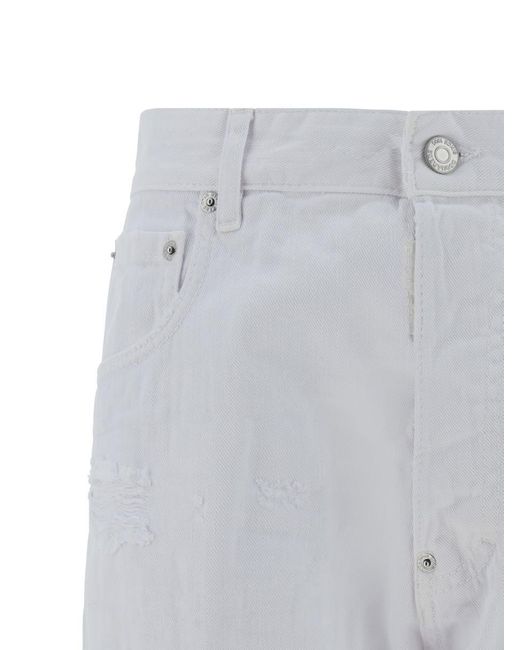 DSquared² Gray Pants 5 Pockets