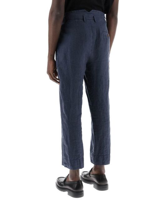 Vivienne Westwood Blue Cropped Cruise Pants for men