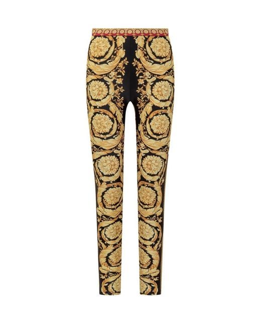 Versace Metallic Leggings