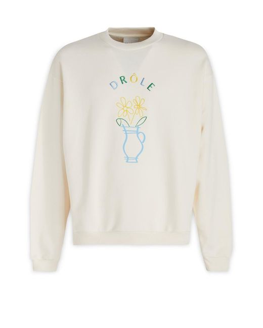 Drole de Monsieur White Sweatshirts for men