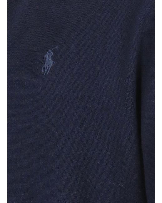 Polo Ralph Lauren Blue Washable Wool V-Knit for men