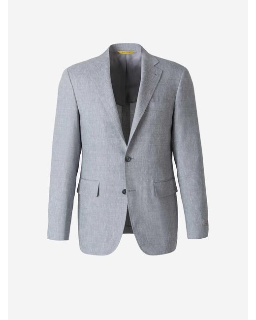 Canali Gray Kei Natura Comfort Suit for men