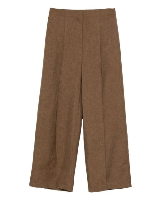 Theory Brown Deep Plt Pant.City T