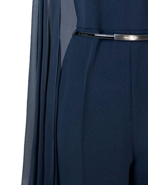 Max Mara Blue Tuta Vertice Blu