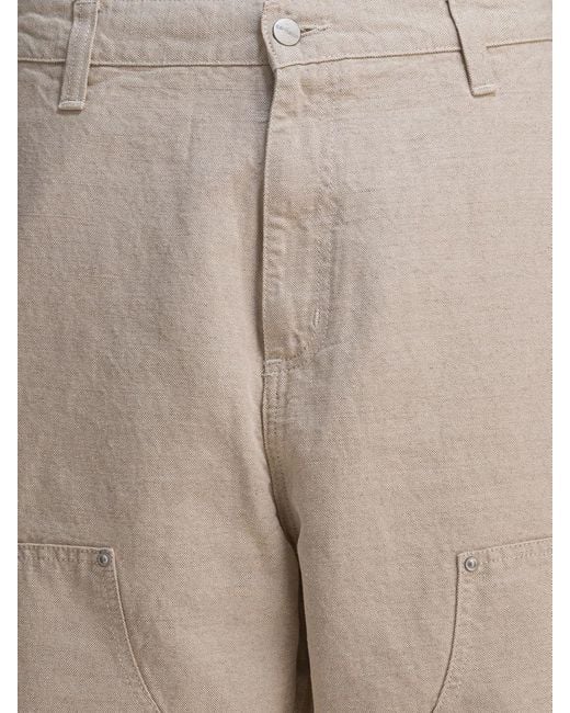 Carhartt Natural Pants "Walter Double Knee" for men