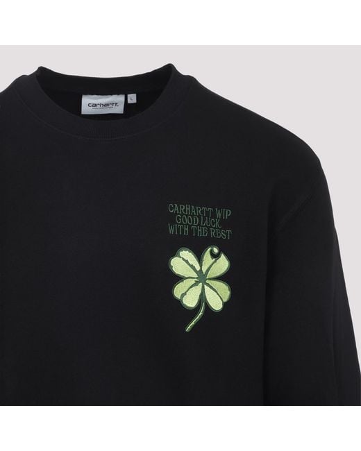 Carhartt Black Printed Sweatshirt for men