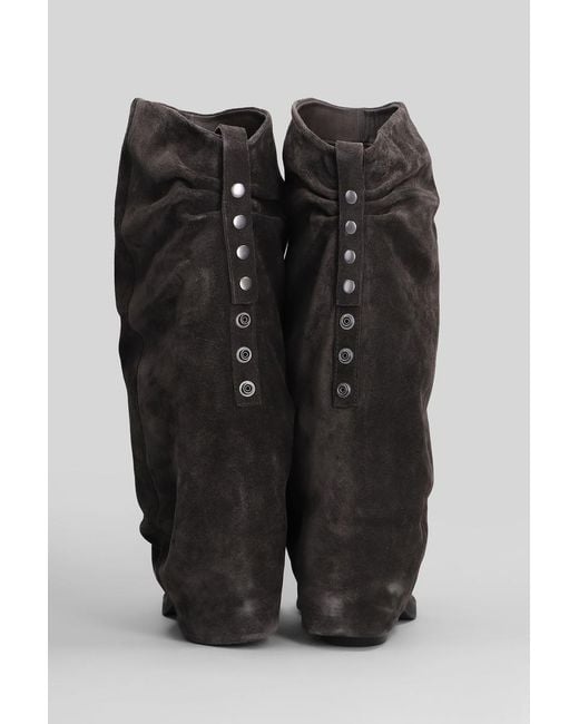 Ash Black Liam Low Heels Boots