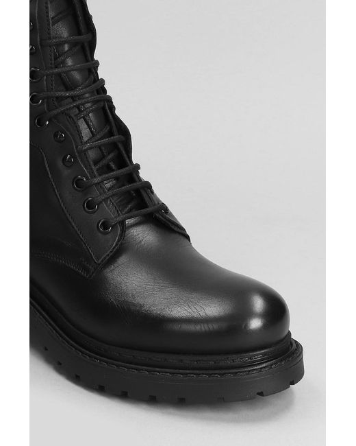 METISSE Combat Boots in Black Lyst UK