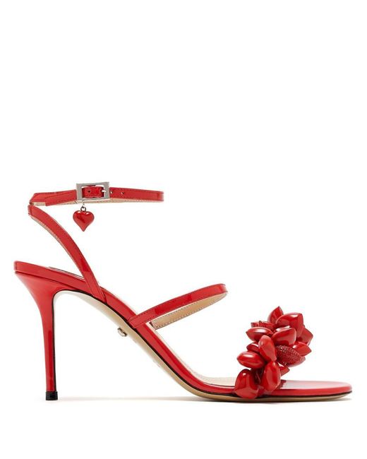 Mach & Mach Red Sandals