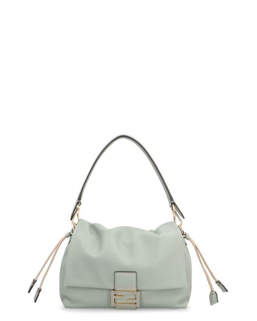 Fendi Green Mamma Media Baguette-Bag