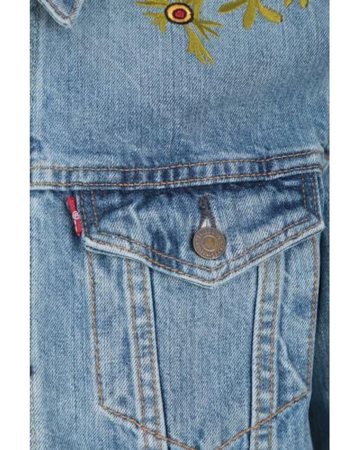 Levi'S X 10 Corso Como Blue Levi's X 10 Corso Como Coats