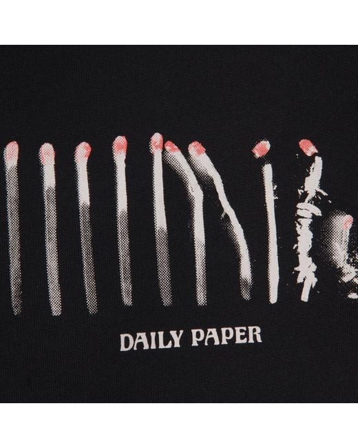 Daily Paper Black Maglie Nero for men