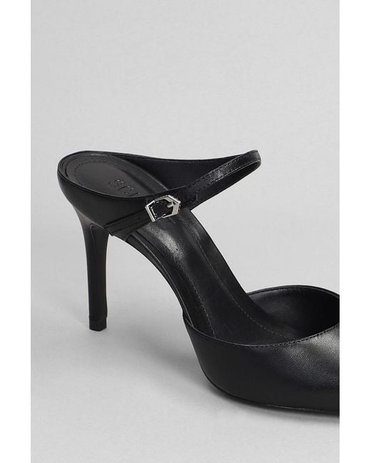 SCHUTZ SHOES Black Laura Mule Slipper-Mule