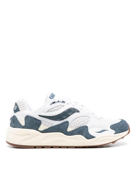 Saucony White Grid Shadow 2 Shoes for men