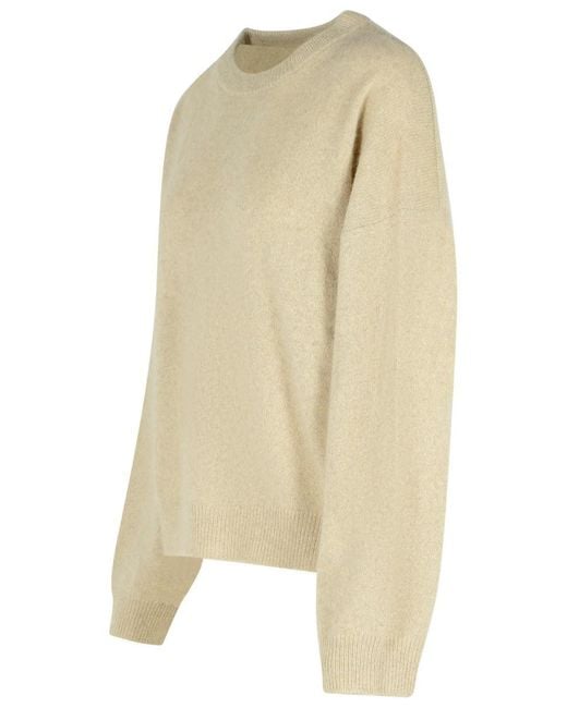 Loulou de Saison Natural Melange Rock Wool Blend Sweater